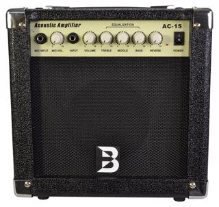 Compact 15 Watt Acoustic Guitar Amplifie 